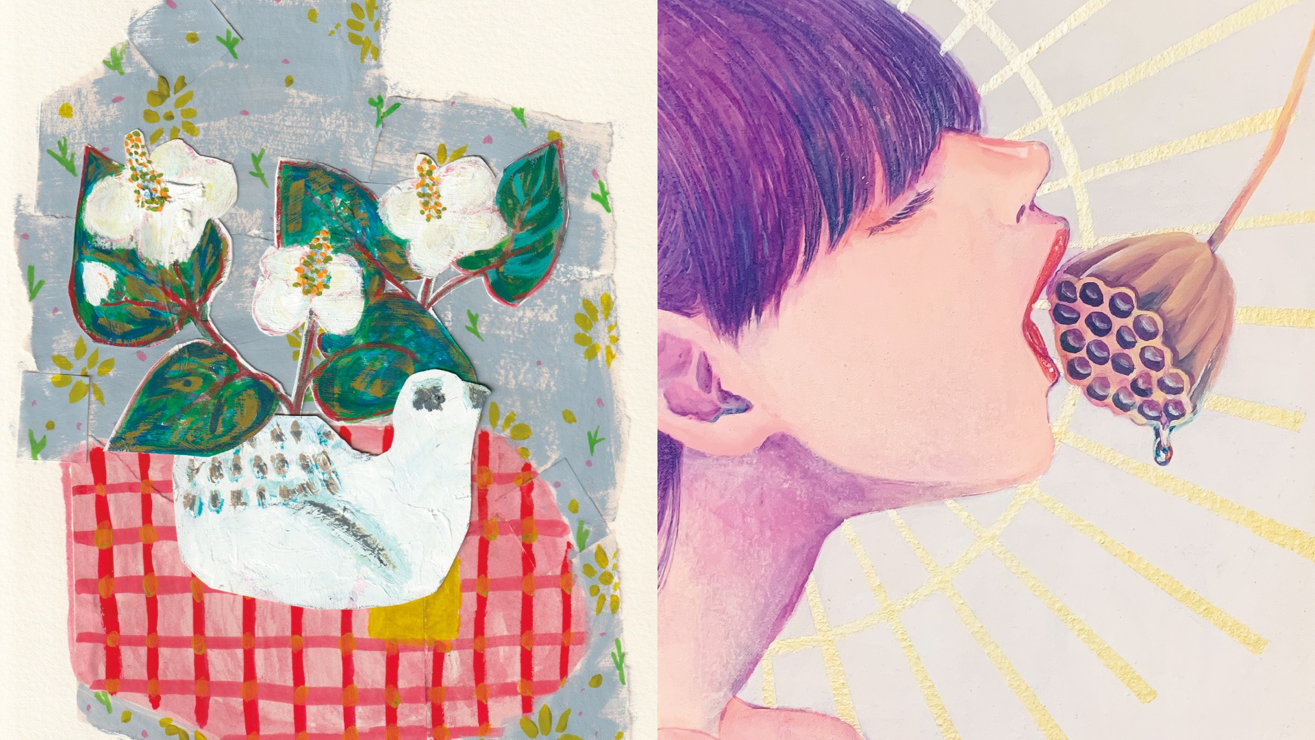 投稿についてもっと詳しく 構亜利沙・玉川椿希二人展「Life」